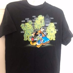 Disneyland Resort Haunted Mansion t-shirt L Glow